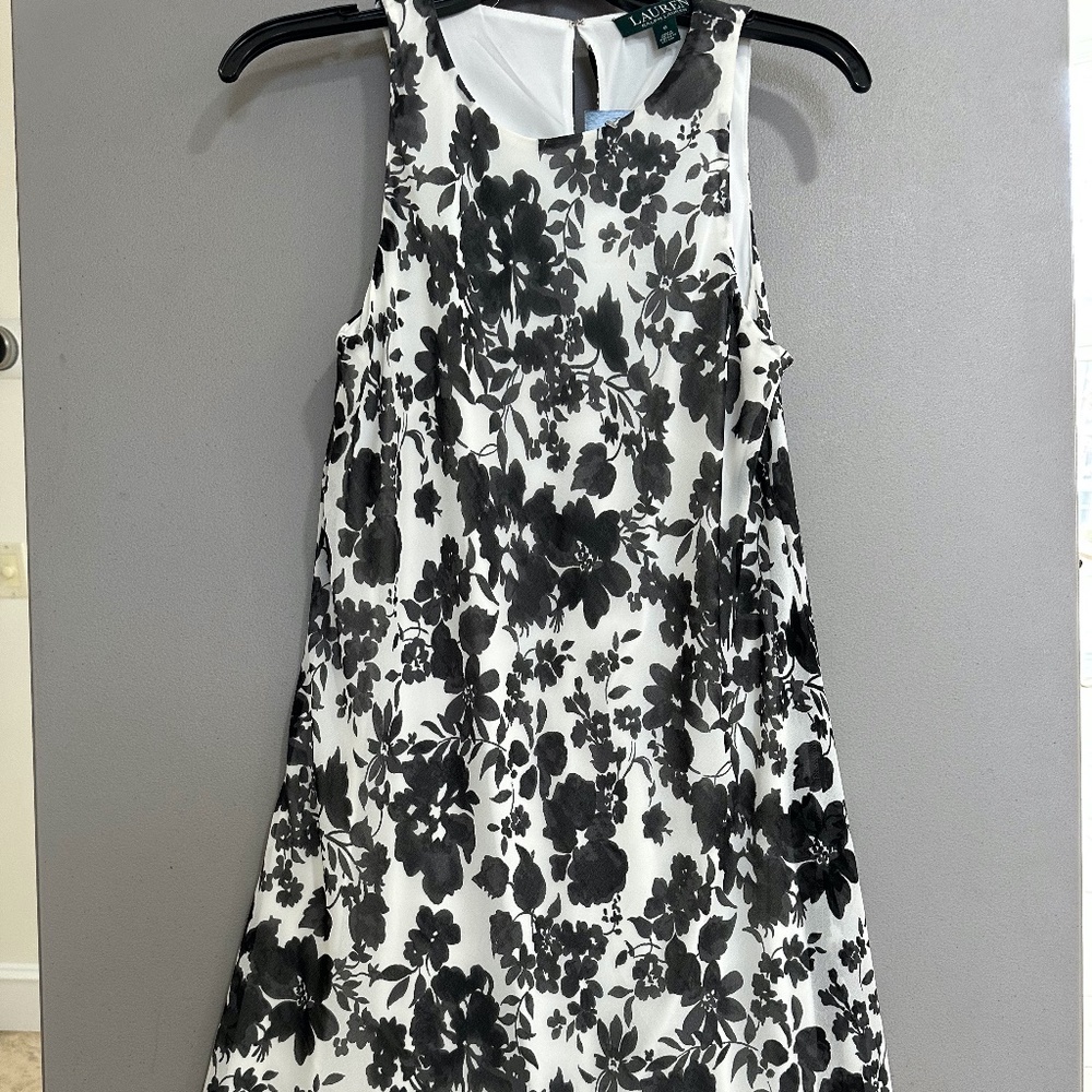 NWT-Ralph Lauren Flounced Dress